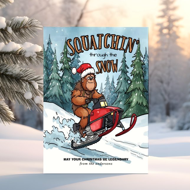 Squatchin 'a través de la Navidad de Bigfoot en la (Subido por el creador)