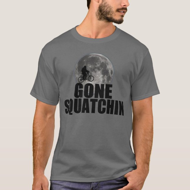 Squatchin ido clásico Sasquatch en la camiseta de (Anverso)