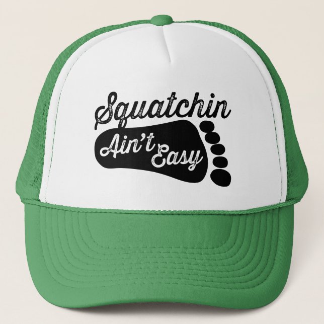 Squatchin no es gorra fácil del camionero (Anverso)