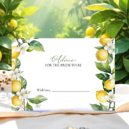 Squeeze Bridal Shower Advance para la tarjeta de n