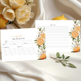 Squeeze Principal | Tarjetas de receta de ducha de