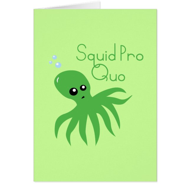 Squid Pro Quo (Frente)
