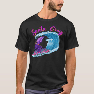 Squid Surf’n en Santa Cruz, camiseta de California