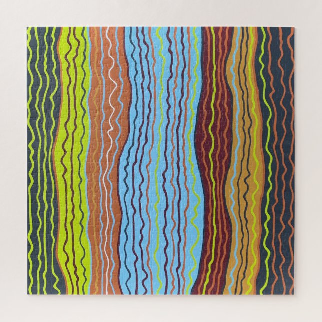 Squiggles modernos 4 rompecabezas (Vertical)