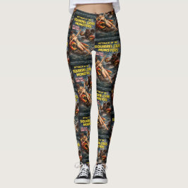 Squirrel Crab Monsters Leggings