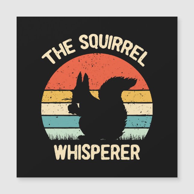 Squirrel Whisperer ardillas Amantes Regalo (Anverso)