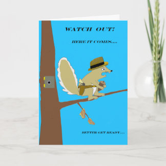 SQUIRRELLY -- Tarjeta de cumpleaños