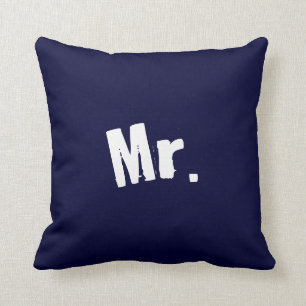 Sr. almohada de los azules marinos
