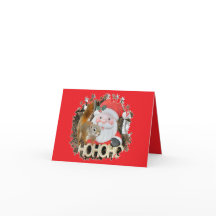 Sr. Bickles La tarjeta de Navidades de la ardilla