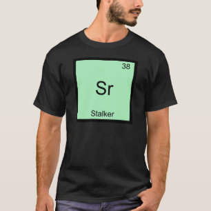 Sr - Camiseta divertida con símbolo de elemento qu