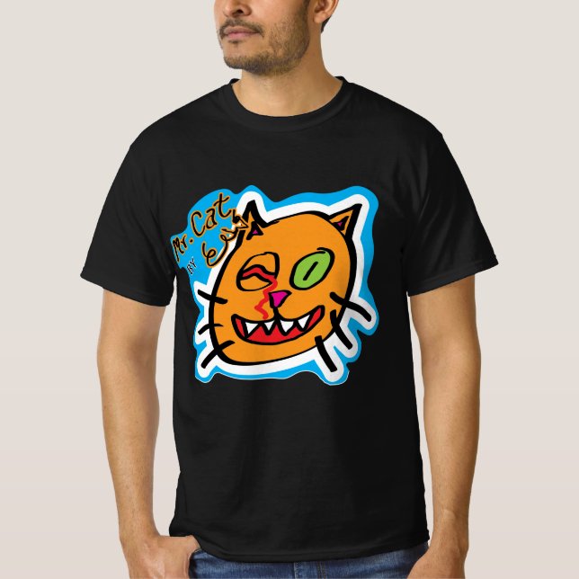 Sr. Cat - Lanzar camiseta - 100 Disponible (Anverso)