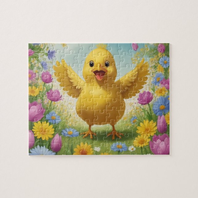 Sr. Chicken Easter Jigsaw Puzzle (Horizontal)