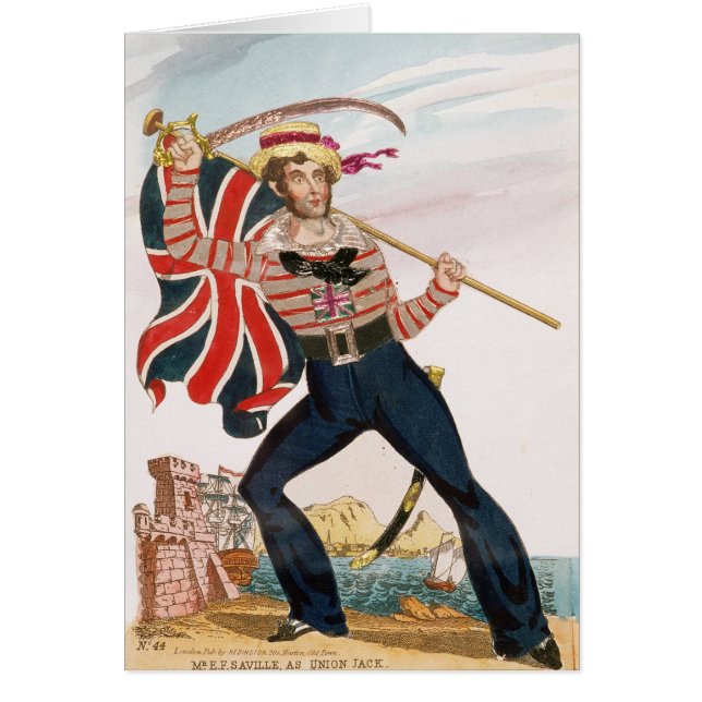 Sr. E.F. Saville como 'Union Jack (Frente)