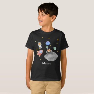 Sr. Fox Astronauta en el Personalizado de camiseta