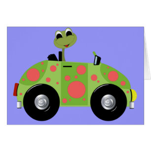 Sr. Froggy y su coche manchado