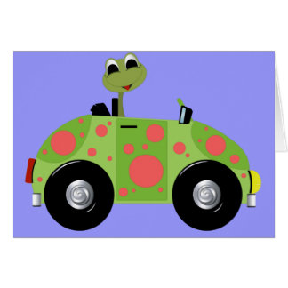 Sr. Froggy y su coche manchado