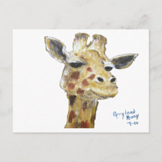 "Sr. G. Giraffe" Postal horizontal