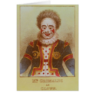 Sr. Grimaldi como payaso