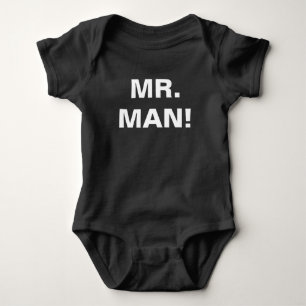 Sr. Hombre camisa de bebé, traje de cuerpo, saltad