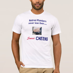 Sr. jubilado Sweet Cheeks - camisa del fontanero