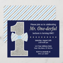 Sr. ONEmaravillosas invitaciones de cumpleaños