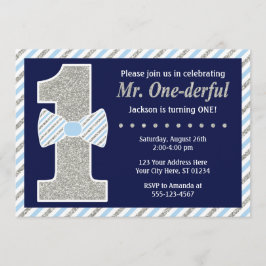 Sr. ONEmaravillosas invitaciones de cumpleaños