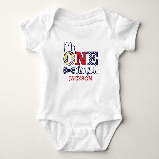 Sr. ONEMaravilloso Baby Jersey Bodysuit (Anverso)