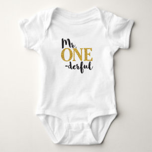 Sr. ONEMaravilloso Baby Jersey Bodysuit