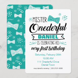 Sr. Onemaravilloso Invitación