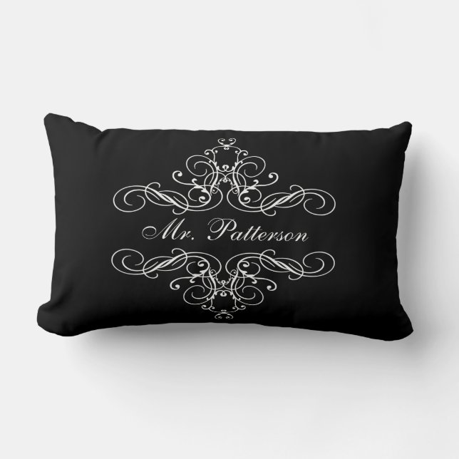 Sr. Personalized His y su almohada de cama del (Anverso)