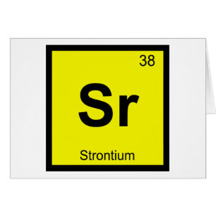 Sr - Química del Estroncio Símbolo de la Tabla Per