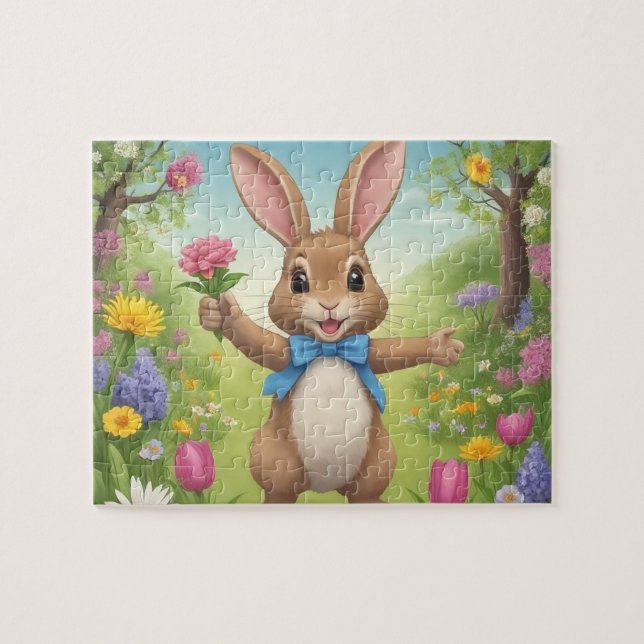 Sr. Rabbit Easter Jigsaw Puzzle (Horizontal)