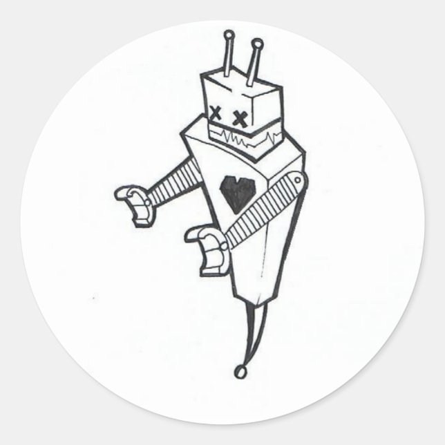 Sr. Robotix Pegatina (Anverso)