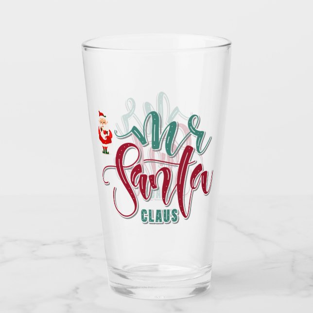 Sr. Santa Claus Glass (Anverso)