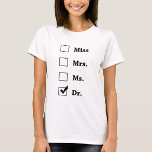 Sr. señora ms el Dr. camisa