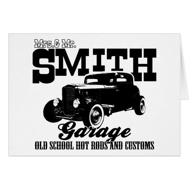 Sr. Smith Hot-Rod Garage de Mrs.& (Anverso (Horizontal))