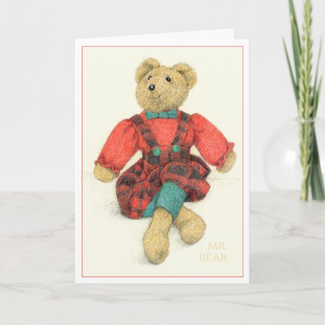 SR. Tarjeta de Navidades BEAR (Anverso)