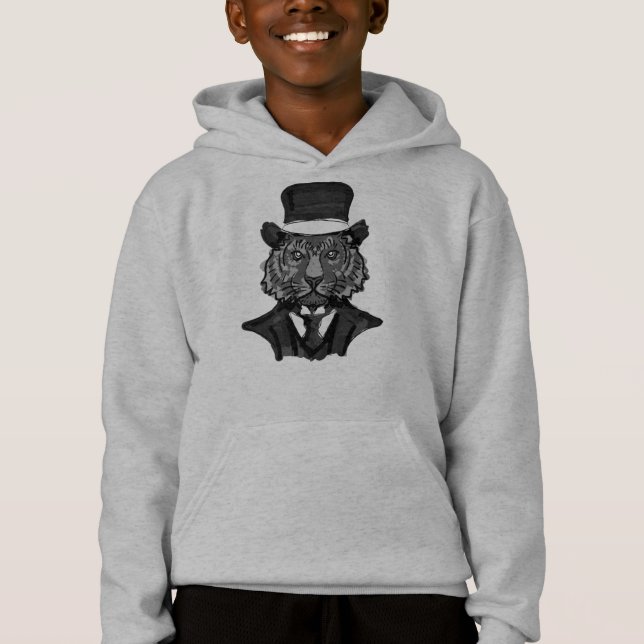 Sr. Tiger (blanco y negro) (Anverso)