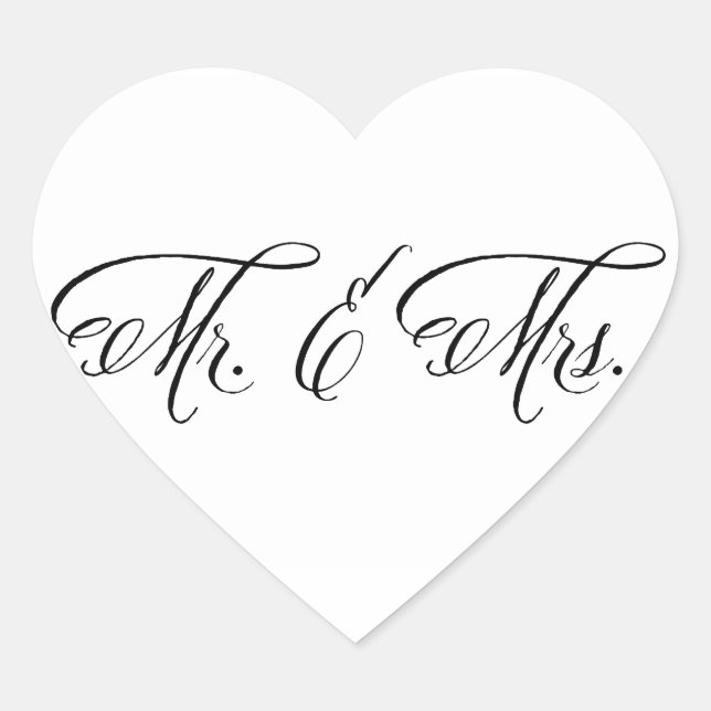 Sr. y pegatina de la Sra. (Anverso)