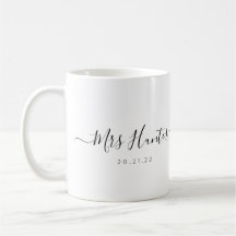 Sr. y señora taza de café