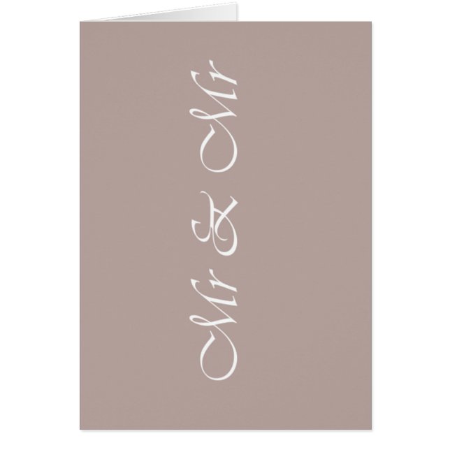 Sr. y Sr. Typography Beige (Frente)