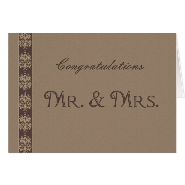 Sr. y Sra. Brown Boda (Anverso (Horizontal))
