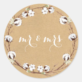 Sr. y Sra. Rustic Sellos para sobres