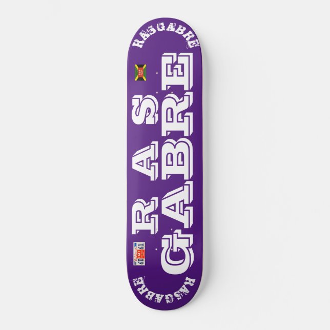 SRA GABRE BECKFORD KC JMT Skateboard (Anverso)