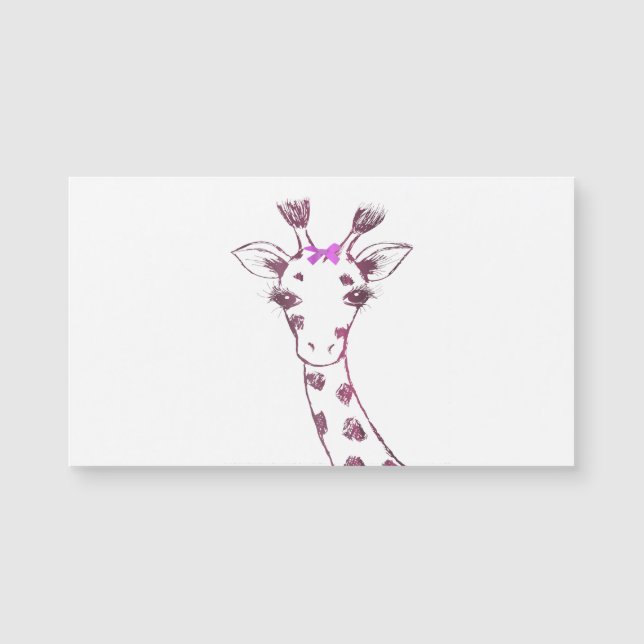 Sra. Giraffe Cute Diseño Sarcástico (Anverso)
