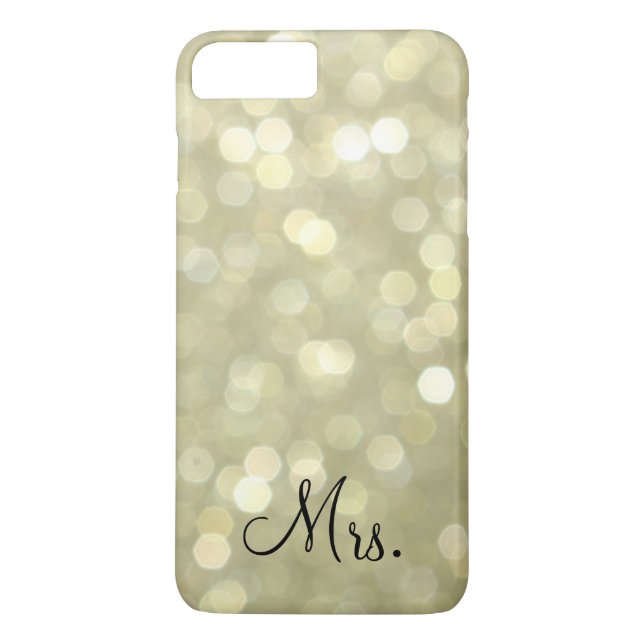 Sra. Gold iPhone 7 Plus Funda (Reverso)