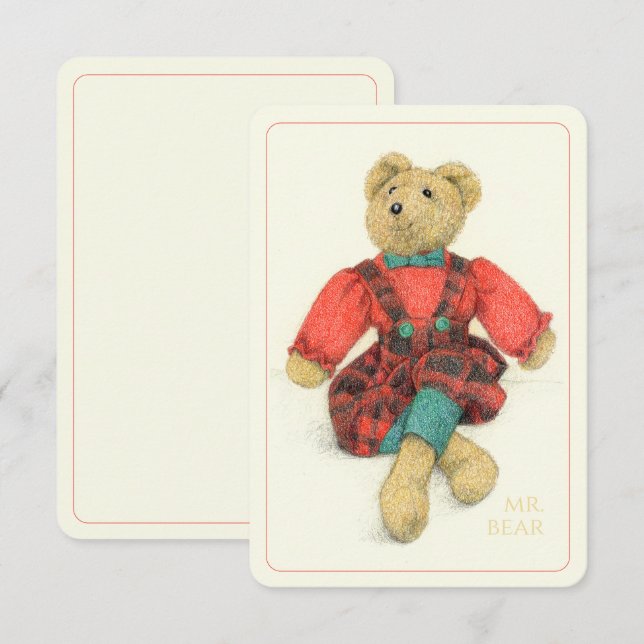 SRA. OSA 3.5x5 Tarjeta Plana II (Anverso / Reverso)