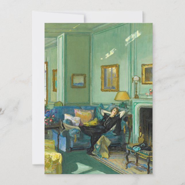 Sra. Osler | Sir John Lavery (Anverso)