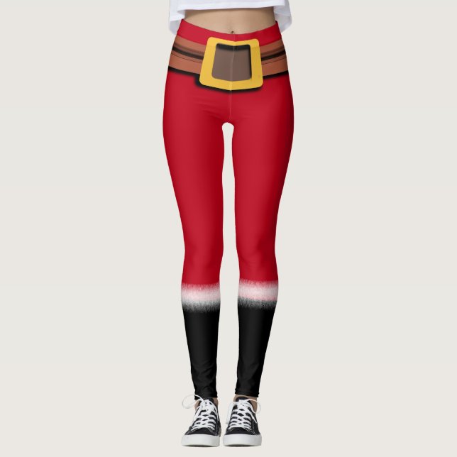 Sra. Santa CLaus Pants Leggings (Anverso)