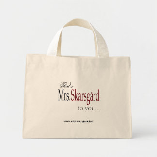 "Sra. Skarsgard" Bolsa de Tote